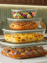 8-Piece Glass Nesting Container Set