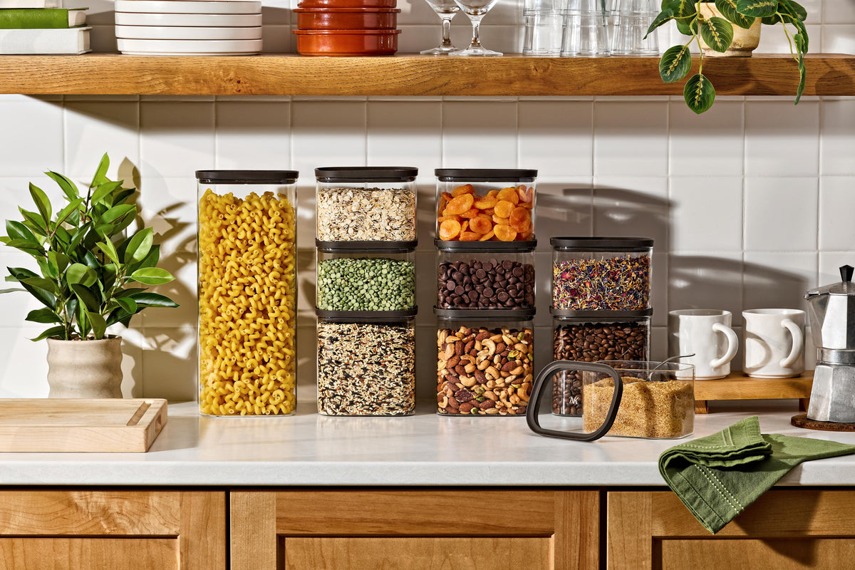 20-Piece Glass Countertop Container Set