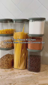 20-Piece Glass Countertop Container Set